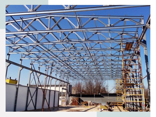 Строительство цехов в Топки от 608 руб. под ключ