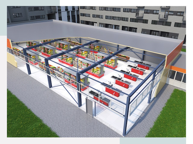 Строительство магазинов в Топки от 608 руб. за м²