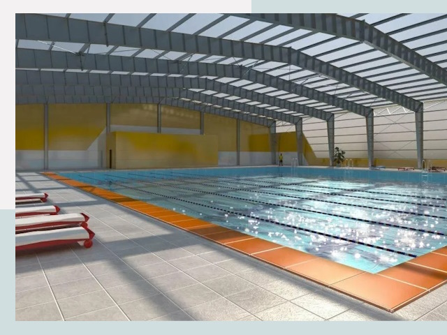 Строительство крытых бассейнов в Топках