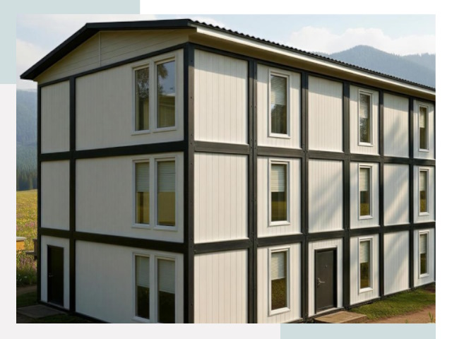 Модульные общежития в Топках