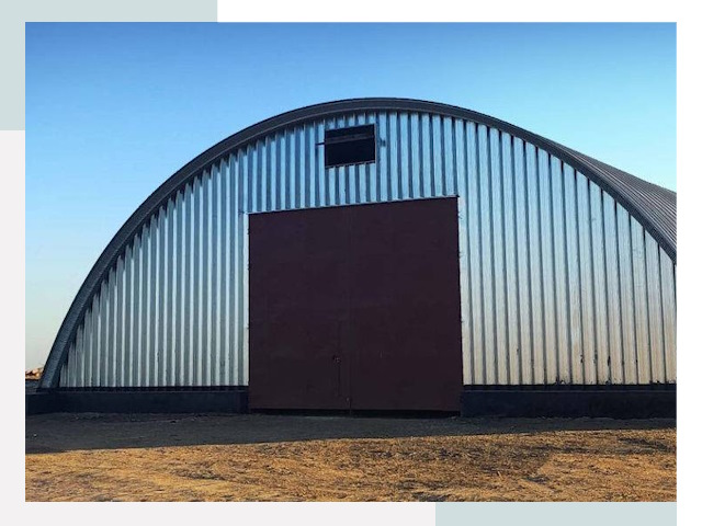 Арочные ангары в Топках