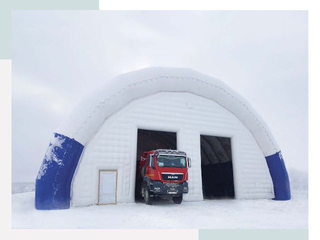 Мобильные ангары в Топках