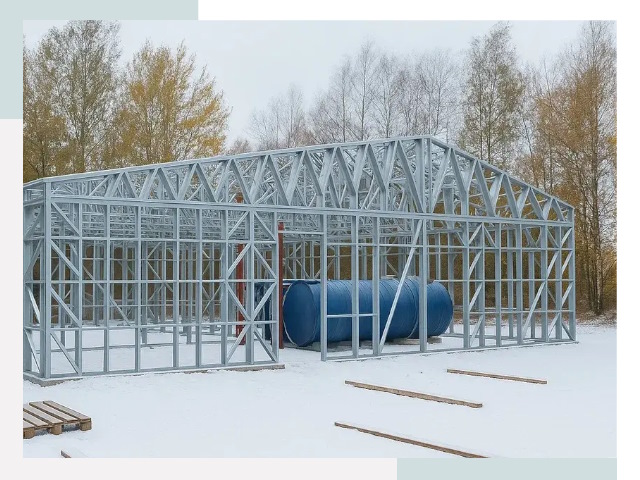 Металлические ангары в Топках