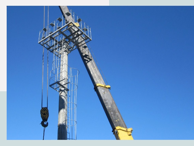 Монтаж осветительных мачт в Топки от 608 руб.