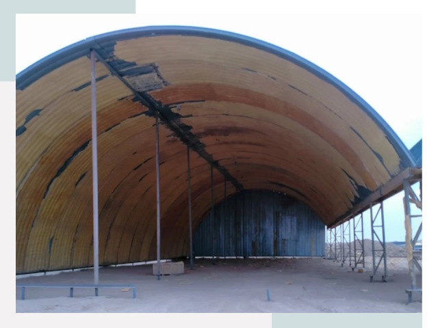 Реконструкция ангаров в Топках