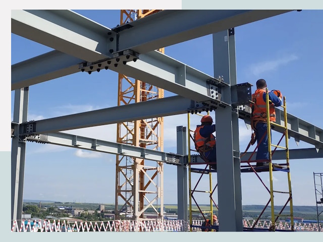 Монтаж металлоконструкций в Топках