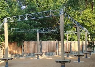 Терраса из металлоконструкций под ключ, проектирование, изготовление и монтаж от СтальСтрой-Тпк